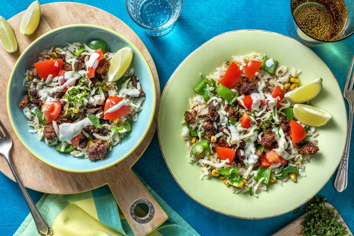 Taco-Style Beef Bowl