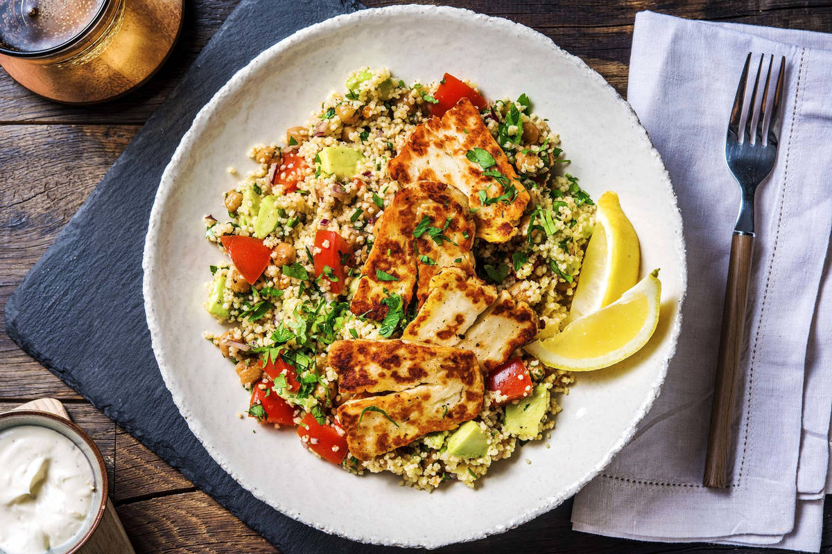 Krydret kikærtesalat