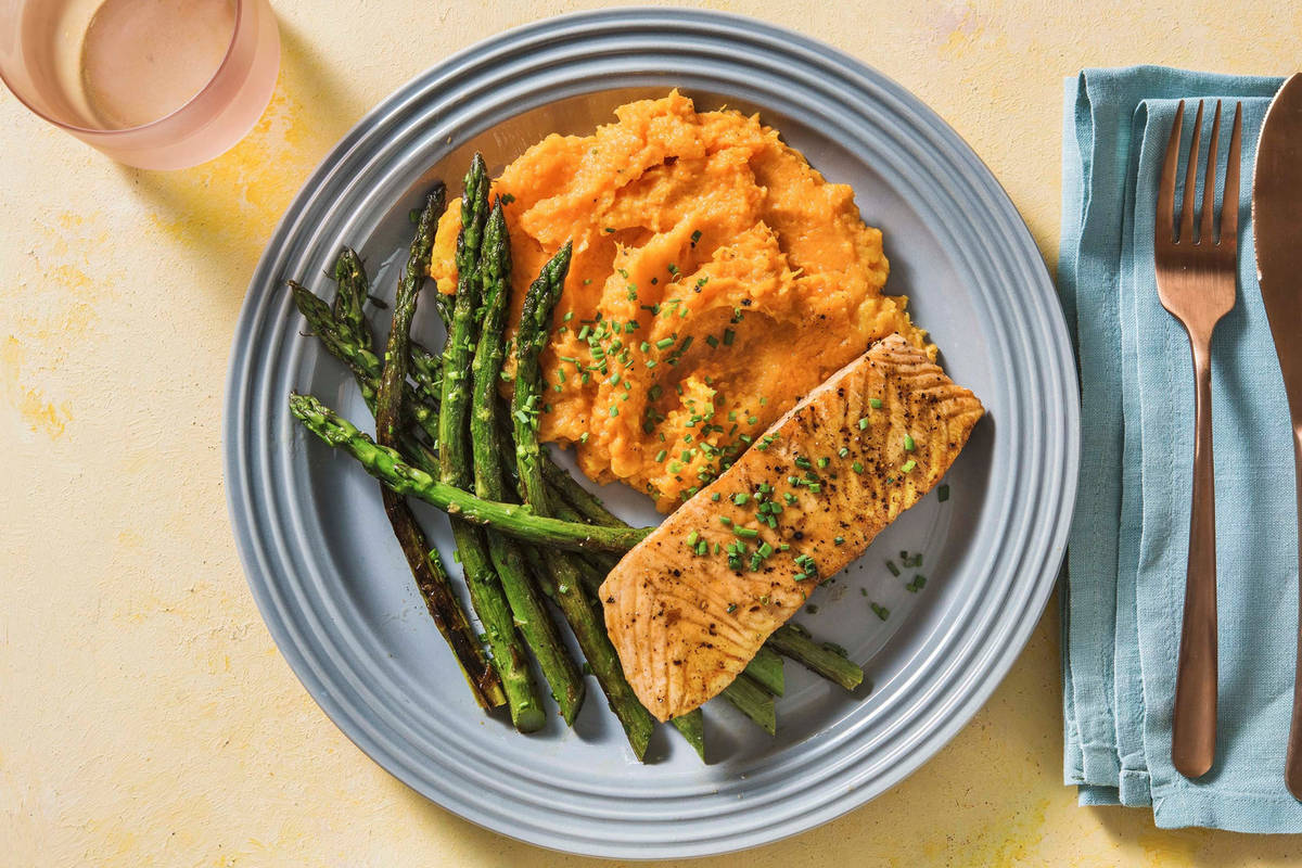 Soy-Maple Glazed Salmon