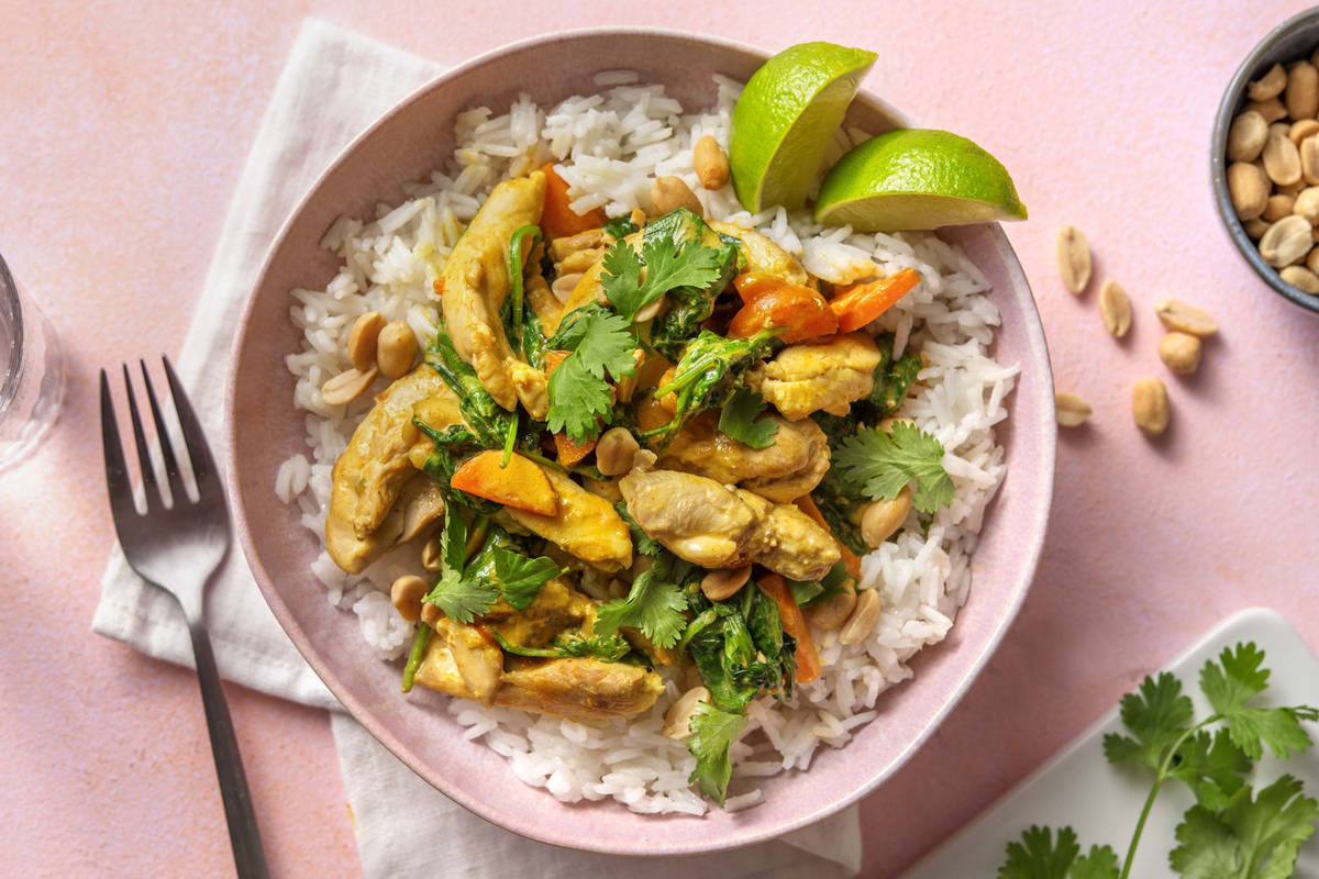 Gul kycklingcurry