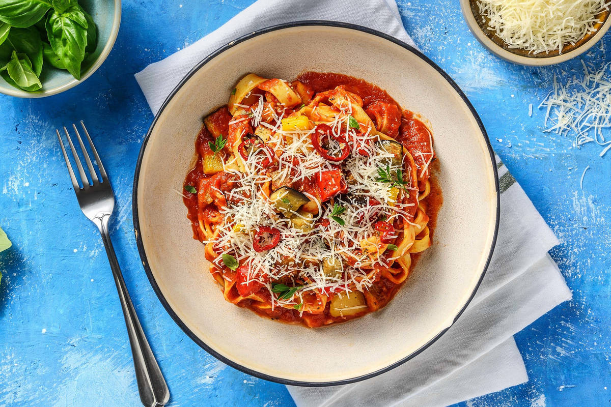 Pasta caponata
