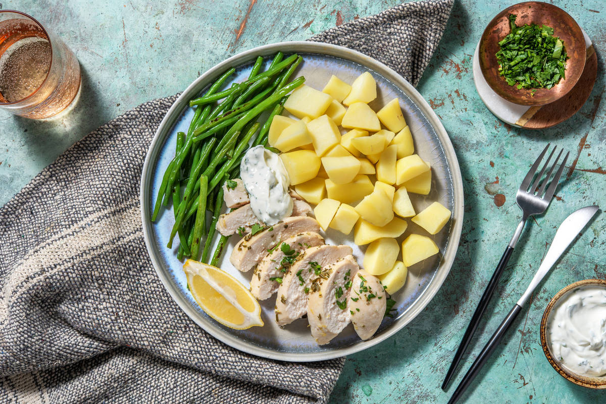 Hähnchenfilet in Honig-Zitronen-Marinade