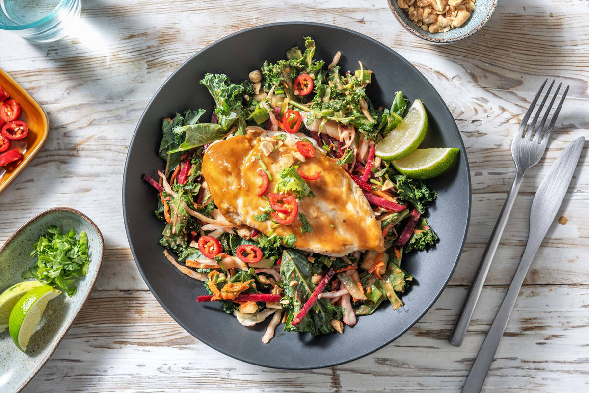 Asiatisk kyllingesalat