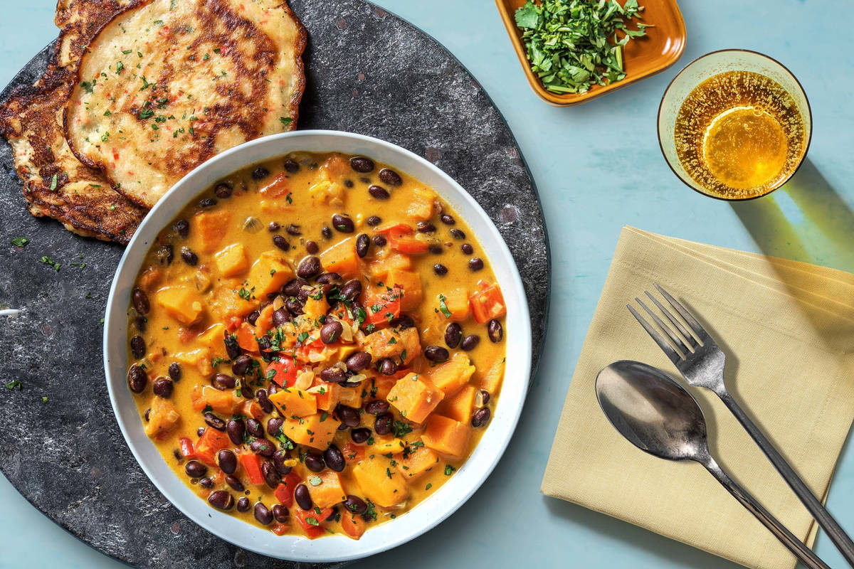 Karibischer Süßkartoffel-Eintopf