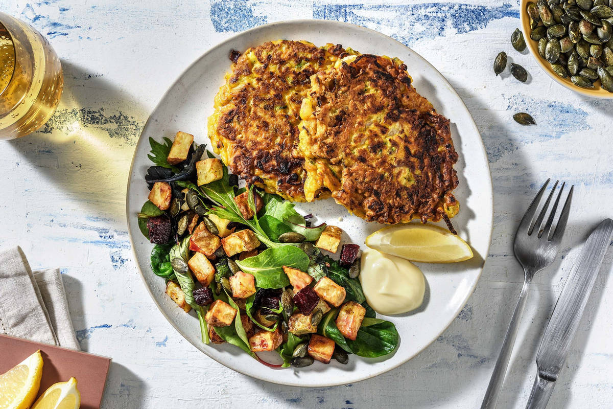 Sprøde zucchinifritters 