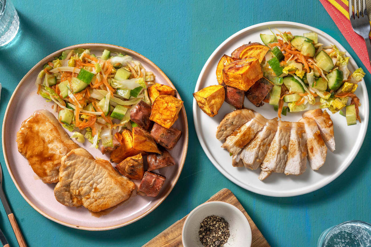 Honningstegt svinekotelet