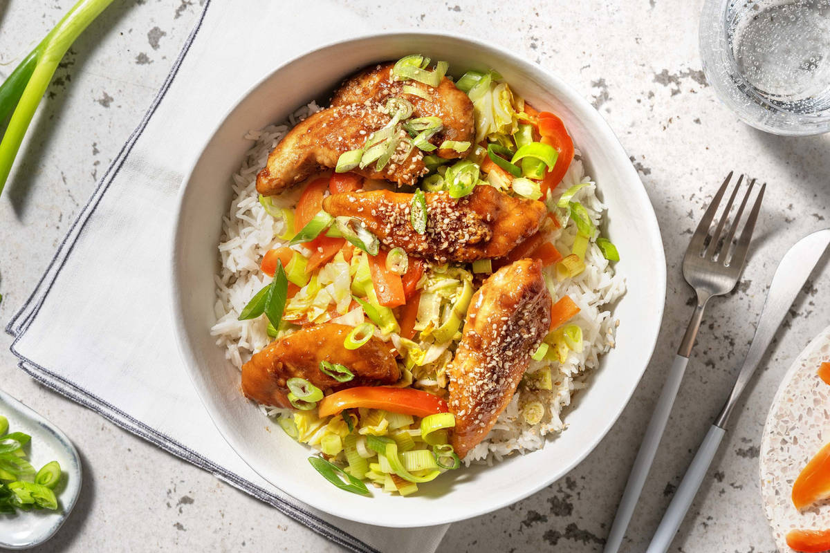 Aiguillettes de poulet façon teriyaki