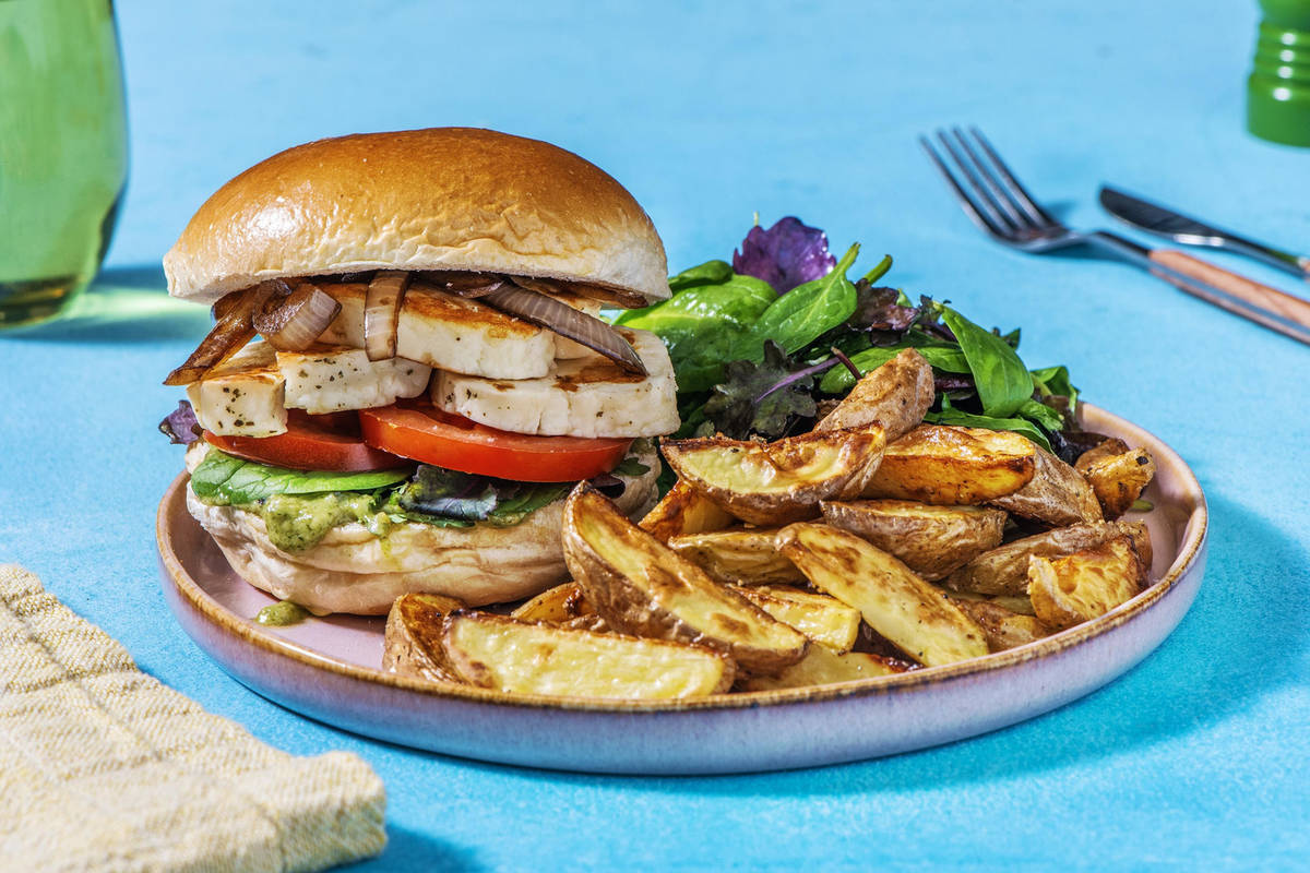 Halloumiburger 
