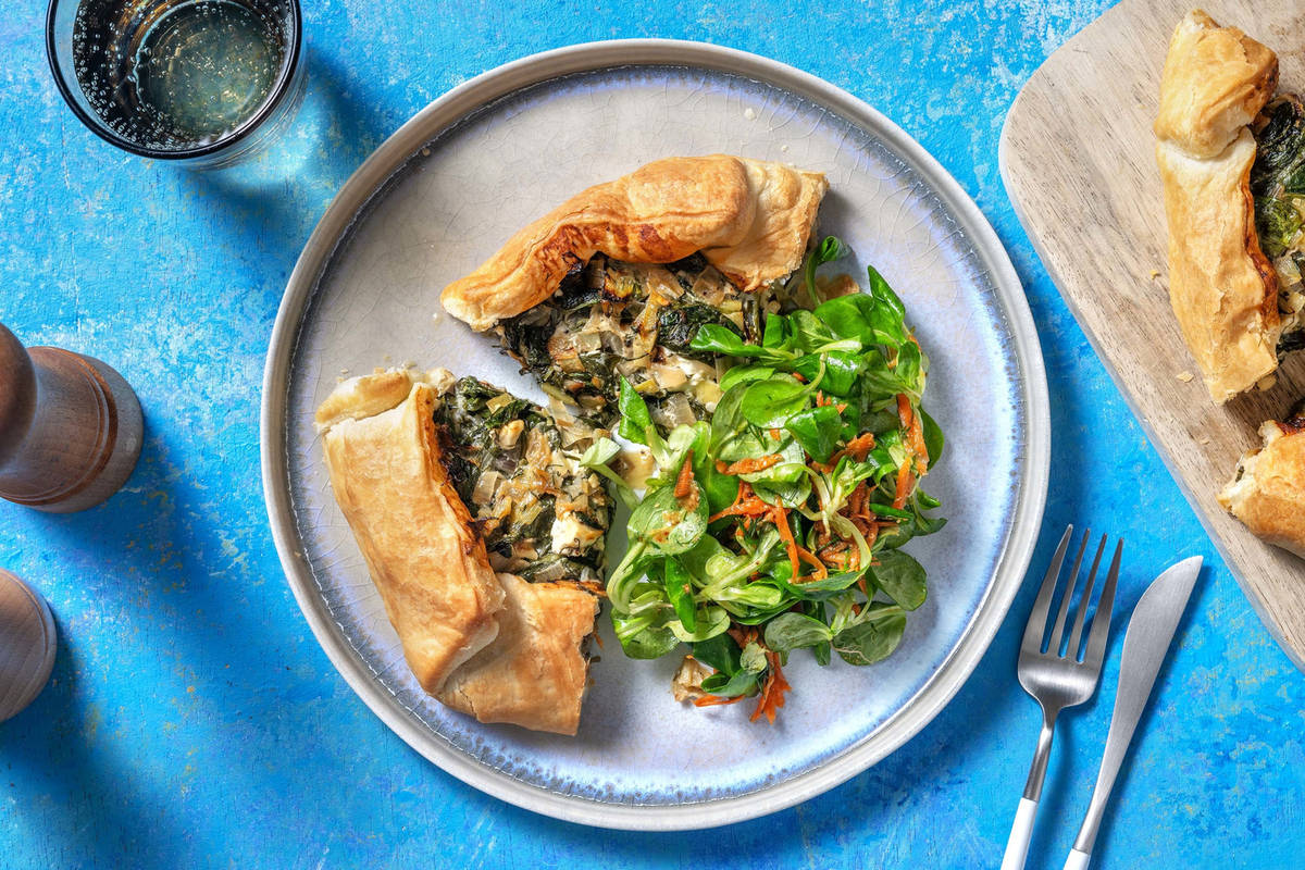 Galette façon spanakopita