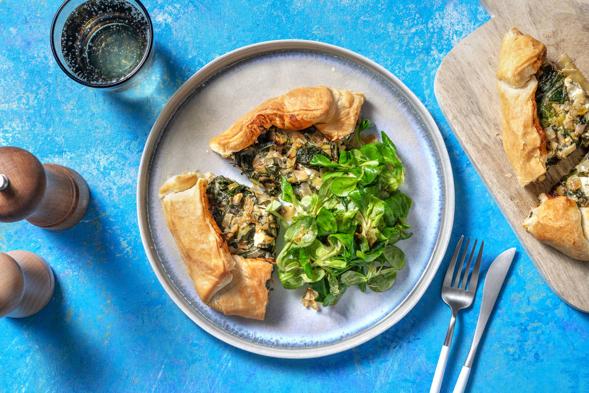 Galette façon spanakopita