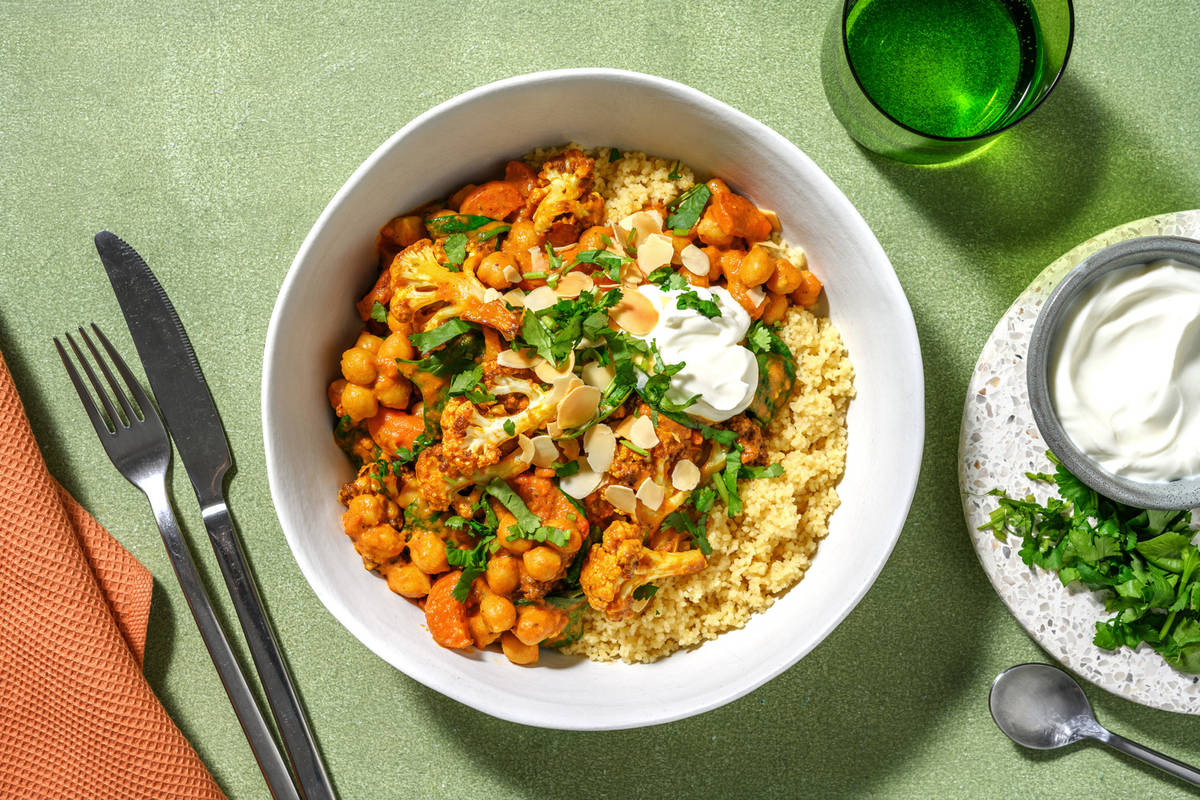 Mumbai Coconut Chicken & Chickpea Curry