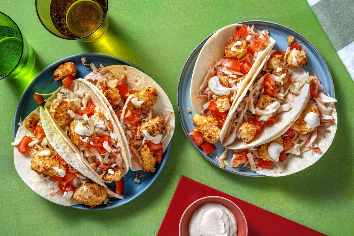 Tacos poulet croustillant au paprika fumé