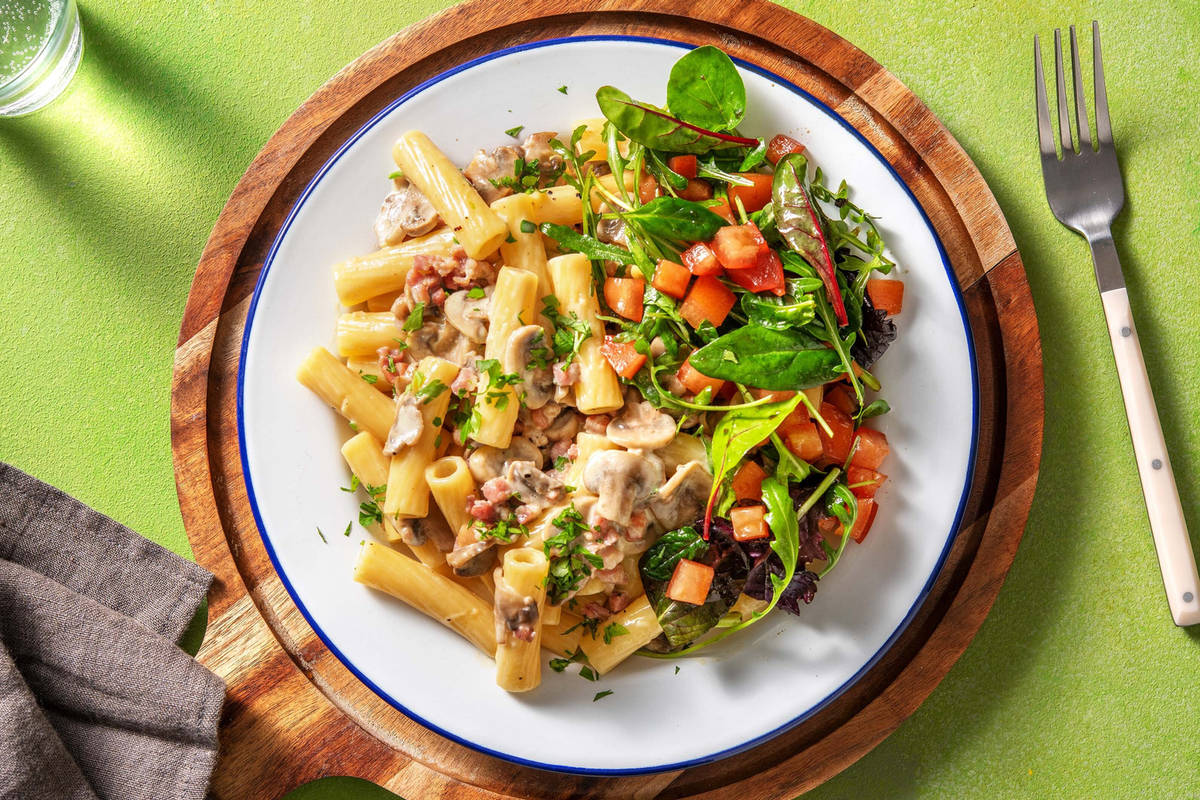 Snabb Carbonara