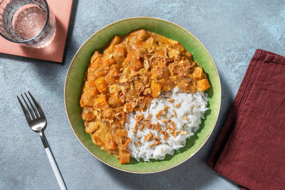 Oost-Afrikaanse curry met kippendij