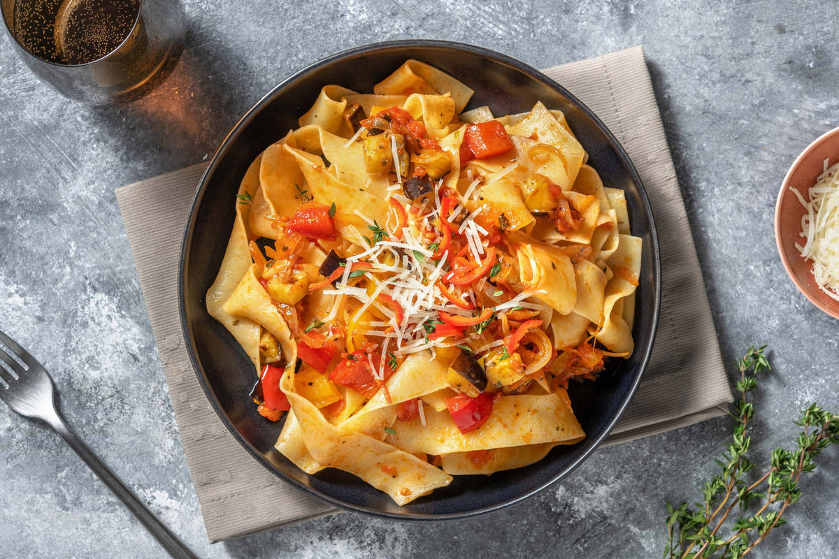 Pasta caponata
