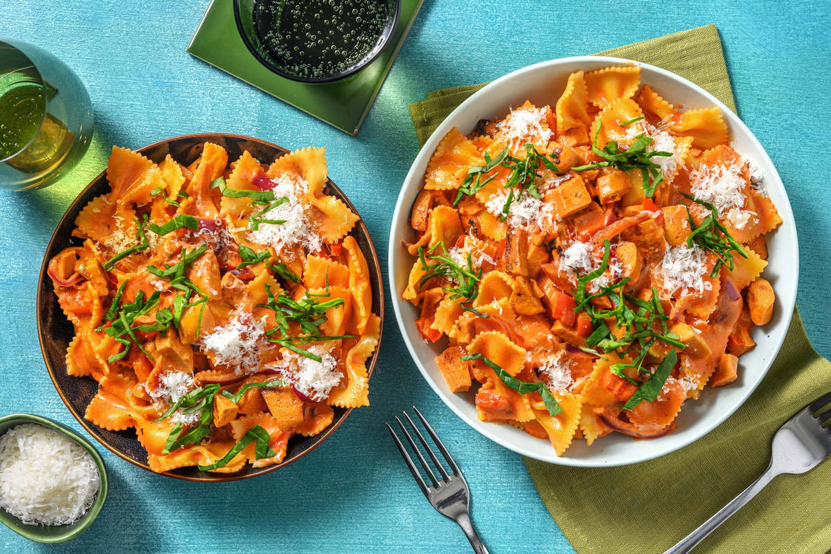 Kremet farfalle
