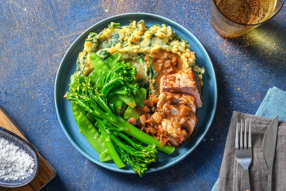 Double Veggie - Varkenshaas met zelfgemaakte jus