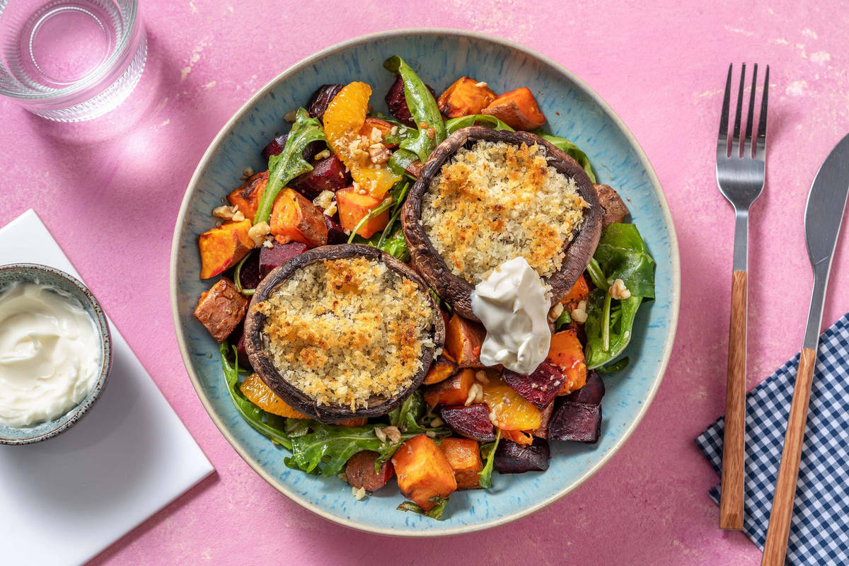 Stuffed Portobello Mushroom