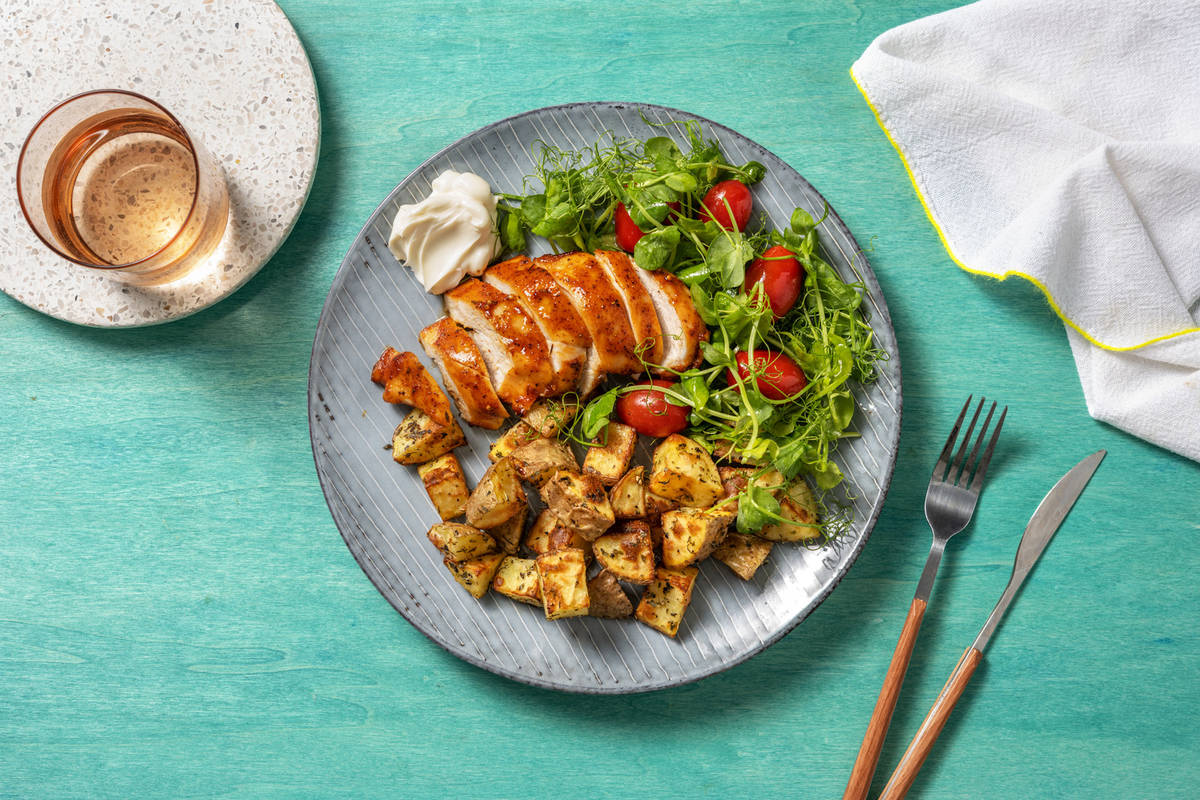 Peri Peri Chicken Breast Traybake