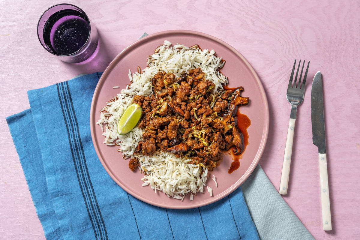 Easy Peasy Pork and Mushroom Stir-Fry