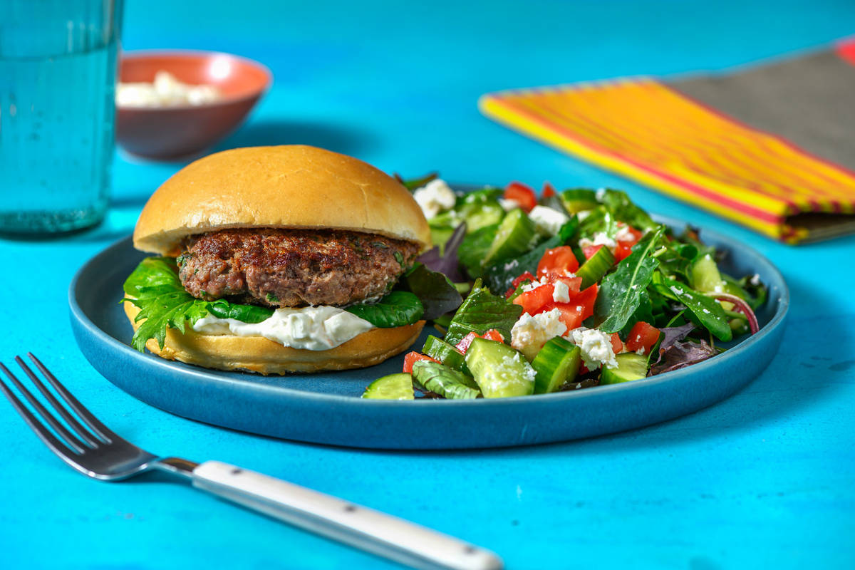 Hamburguesa casera de ternera con mayonesa