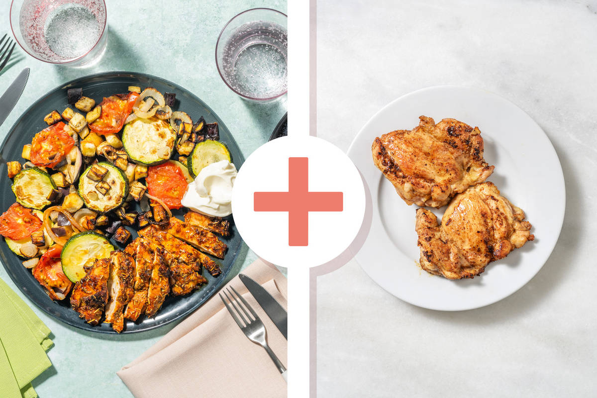 Pollo al rosmarino, capperi e paprika