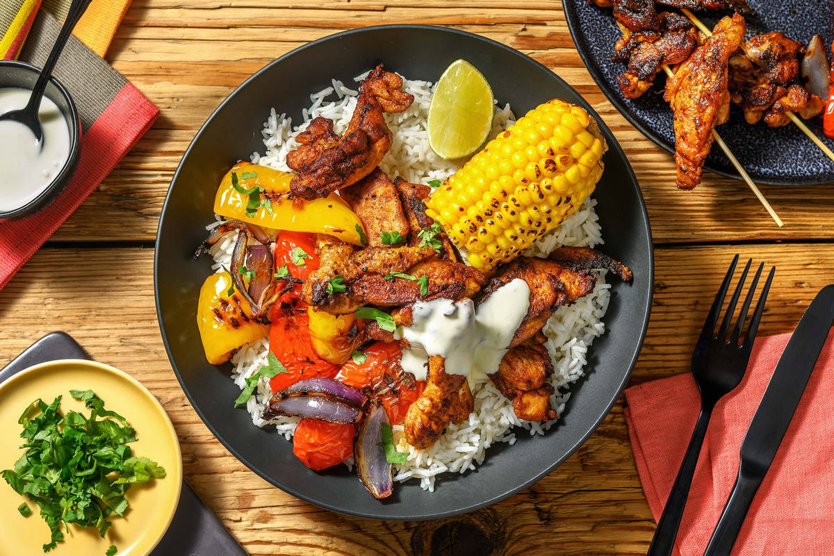 Fajita kycklingbowl