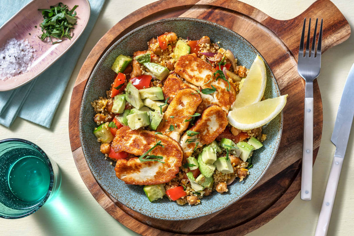 Pannstekt halloumi