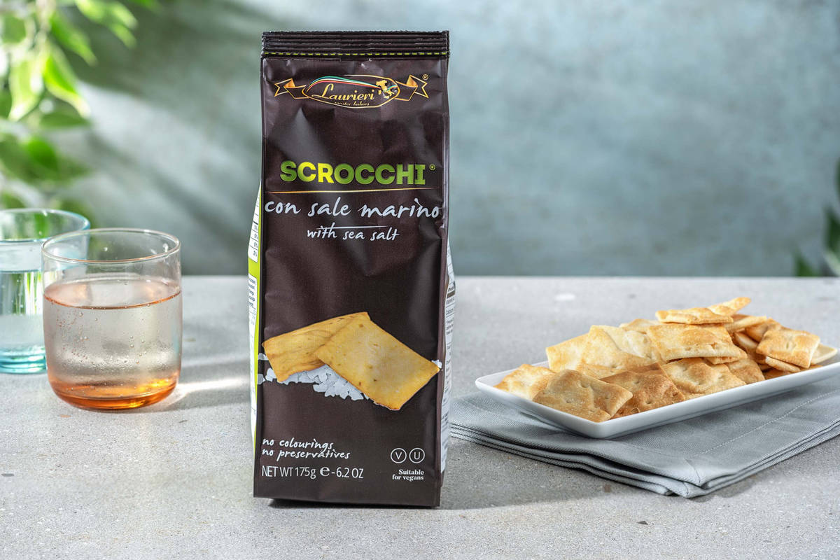 Scrocchi sea salt crackers