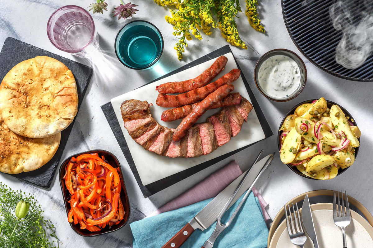 BBQ party : bavette & merguez de bœuf