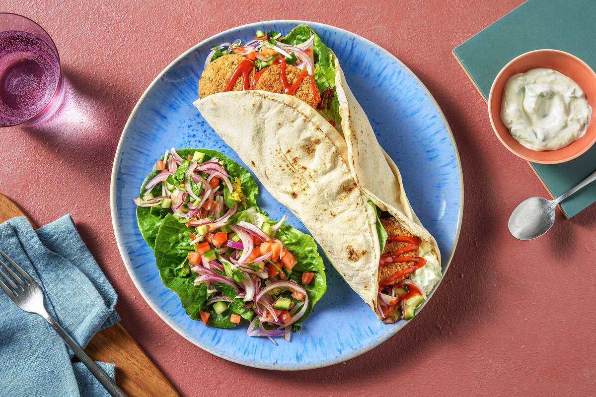 Falafel i fladbrød