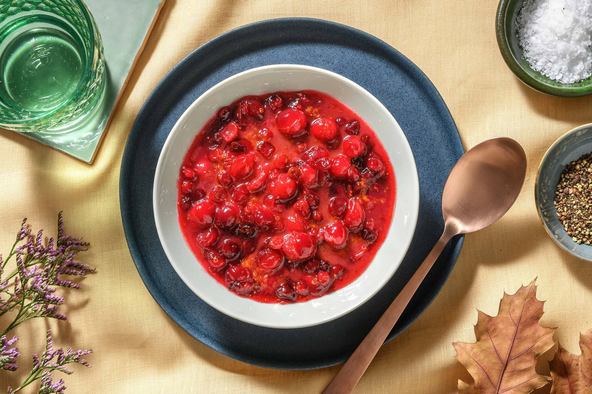 Homemade Cranberry Sauce 