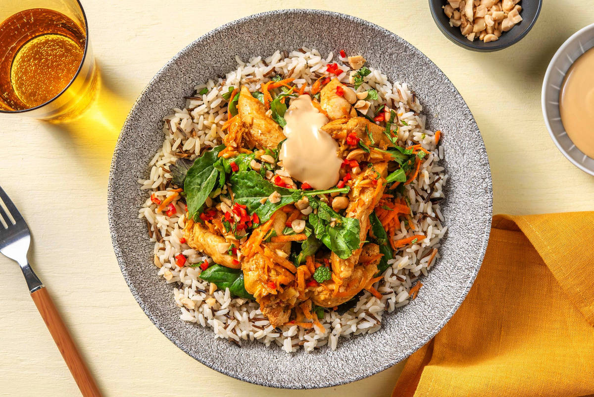 Vietnamesisk kycklingbowl