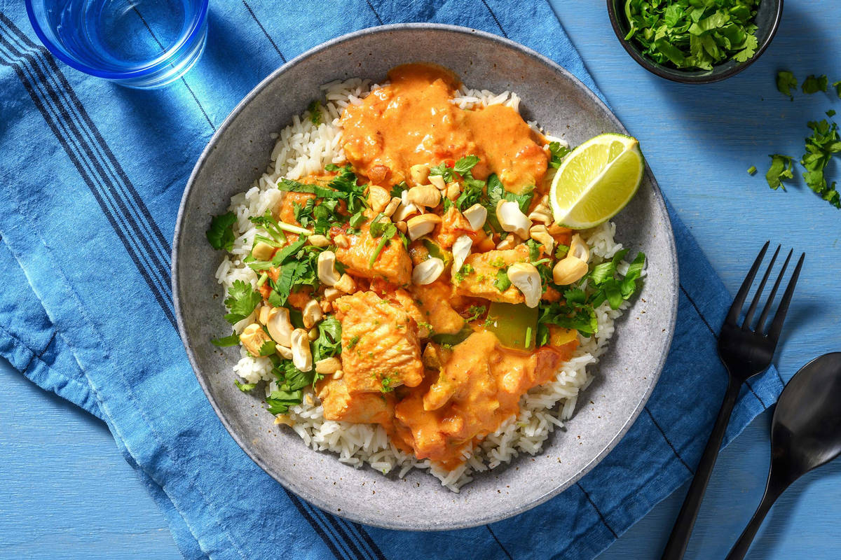 Lieu noir tikka masala & poireau