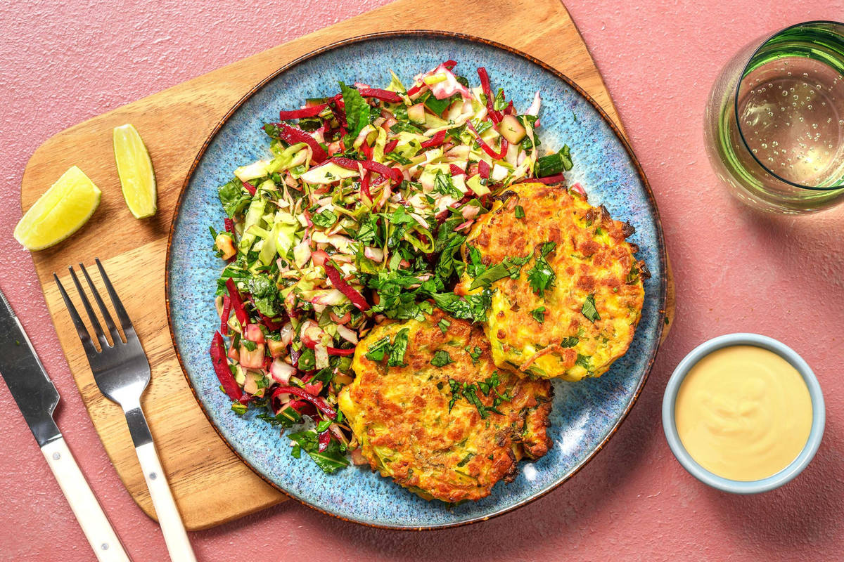 Pannstekta halloumifritters
