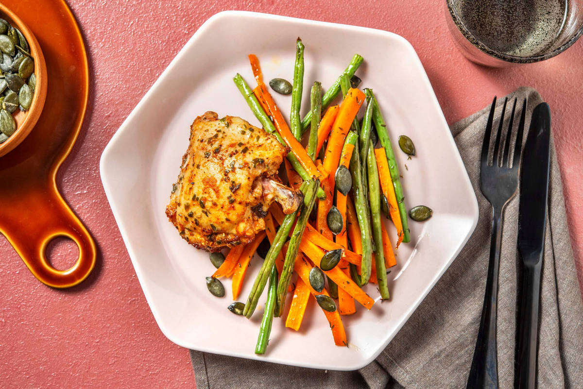 Pollo arrosto agli aromi del Messico 