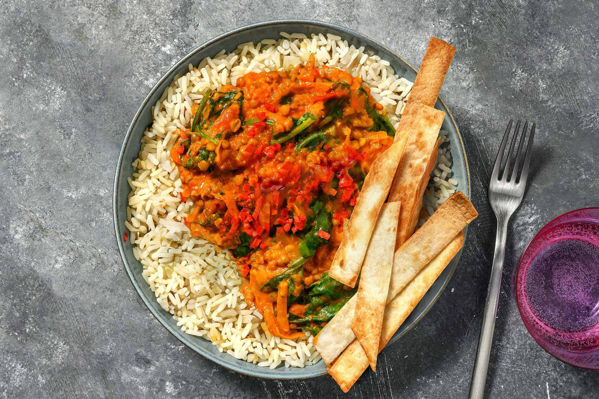 Red lentil dal
