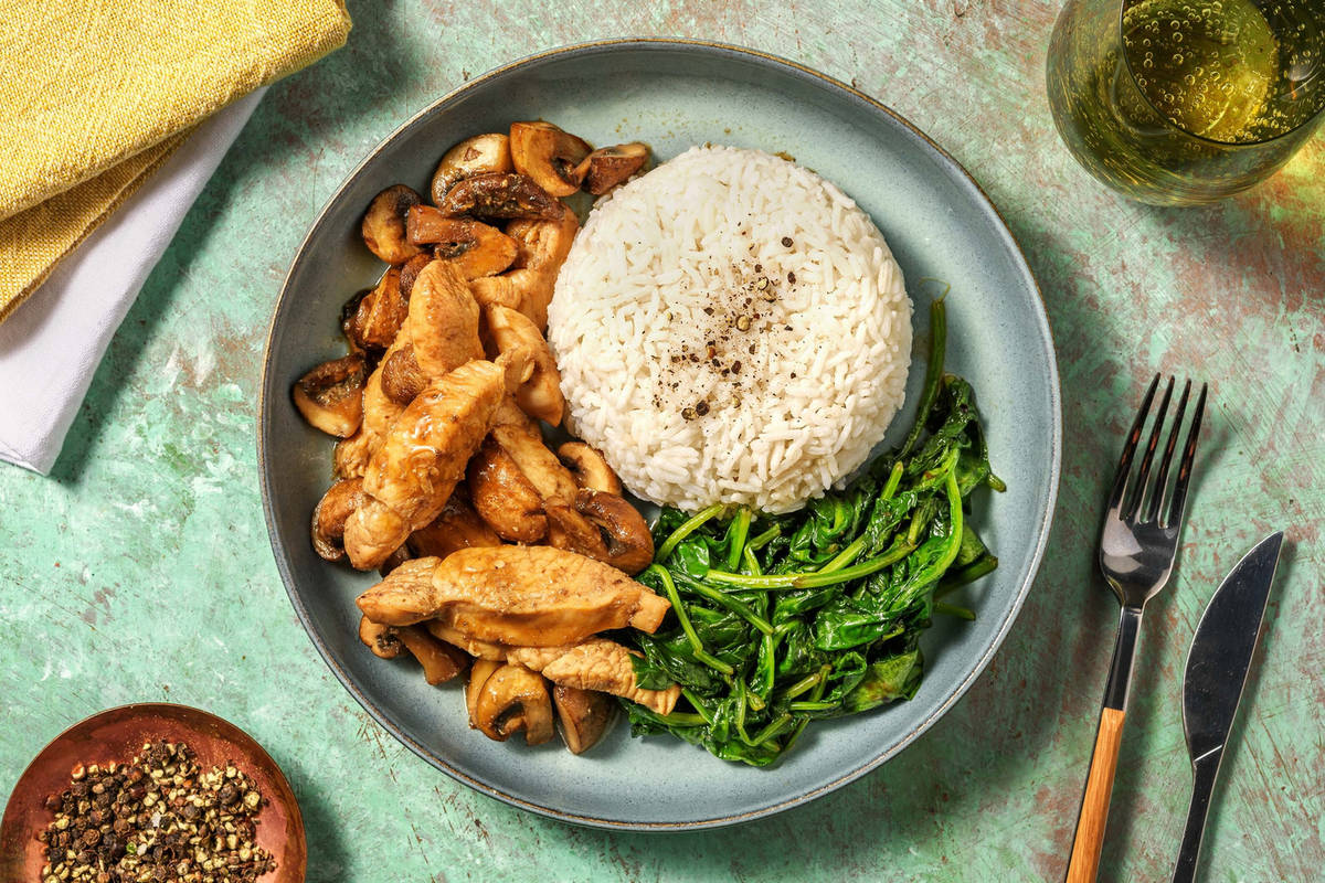 Straccetti di pollo alla coreana, con zenzero, Hoisin sauce e salsa di soya