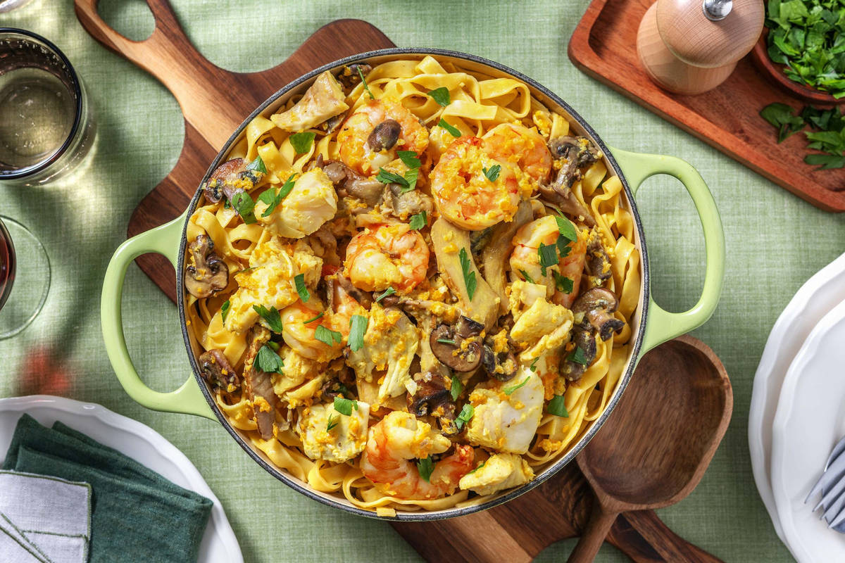 Marmite façon dieppoise & tagliatelle fraîches