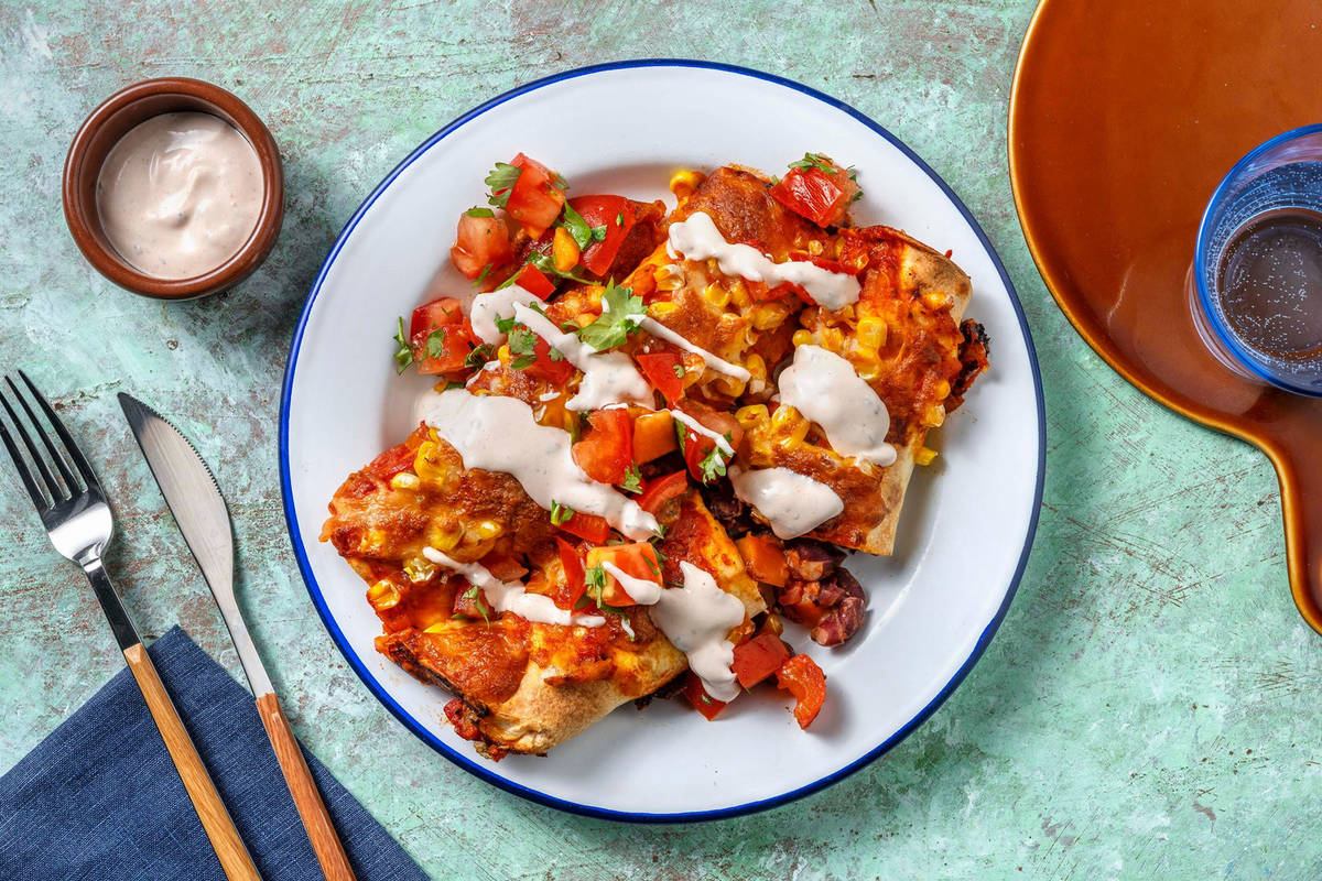 Vegetariska enchiladas