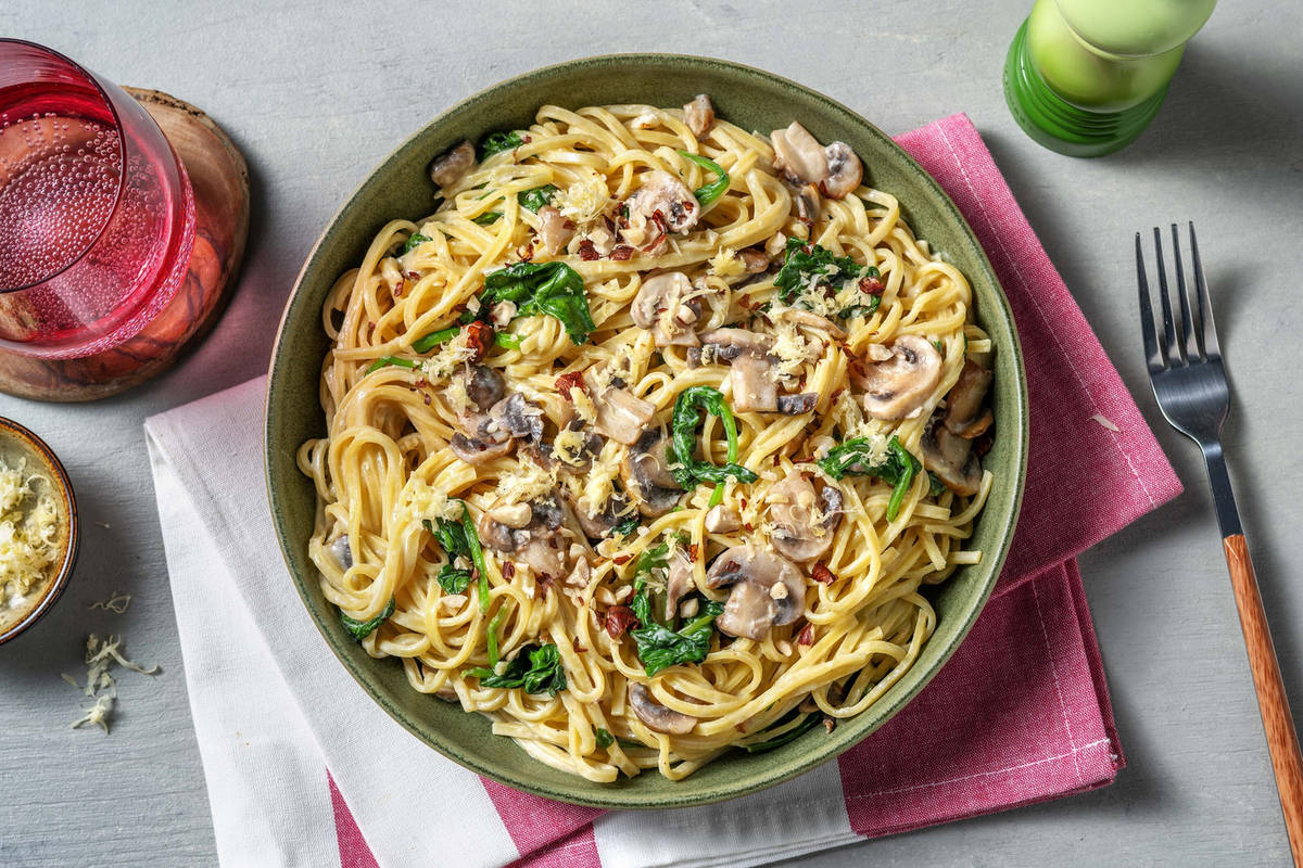 Taglierini alla boscaiola