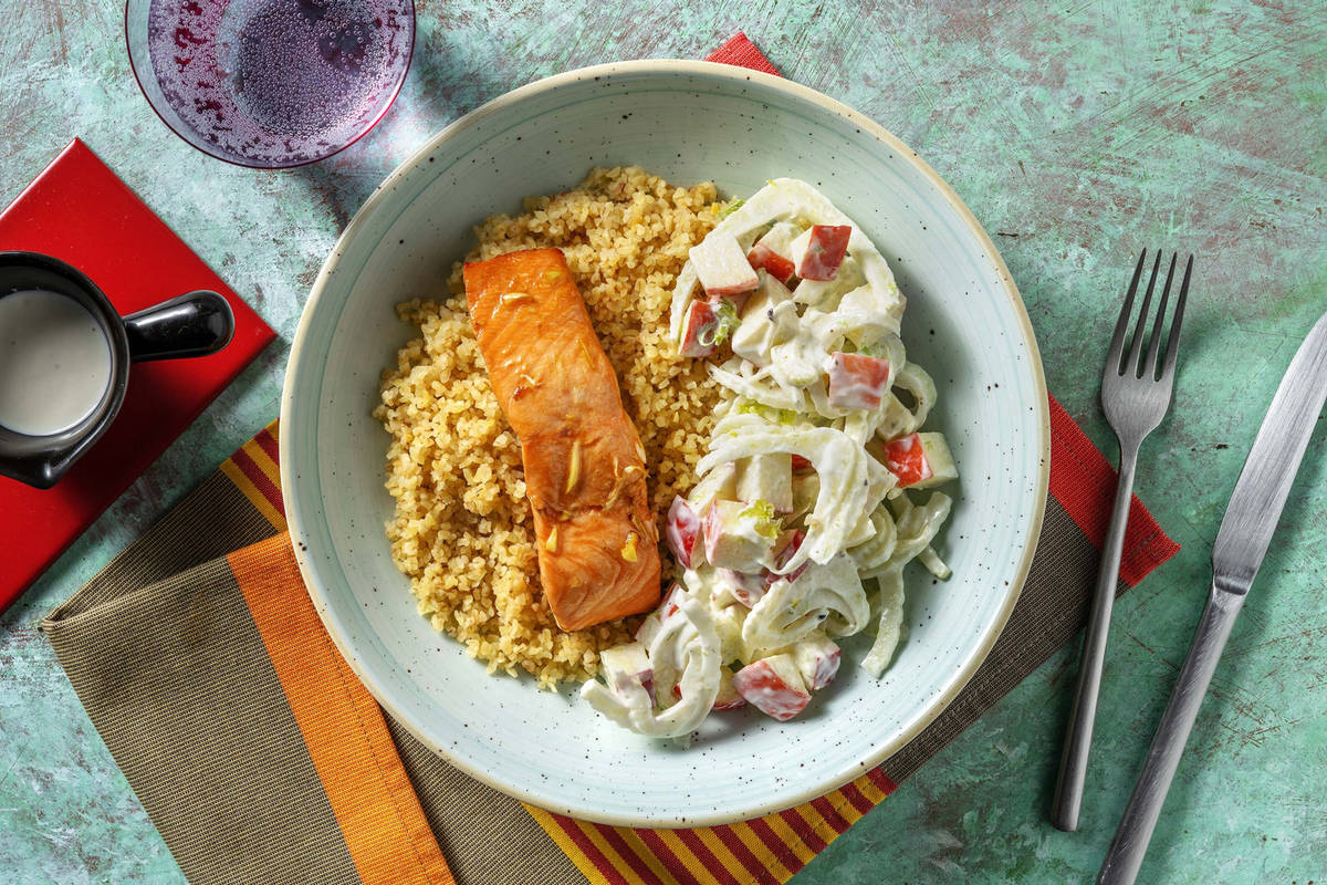 Salmone con glassa asiatica al sesamo
