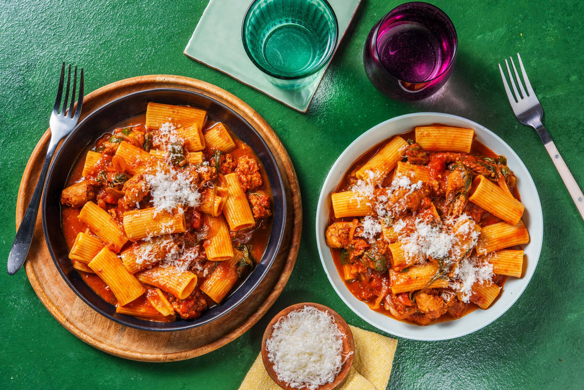 Speedy Sausage Rigatoni