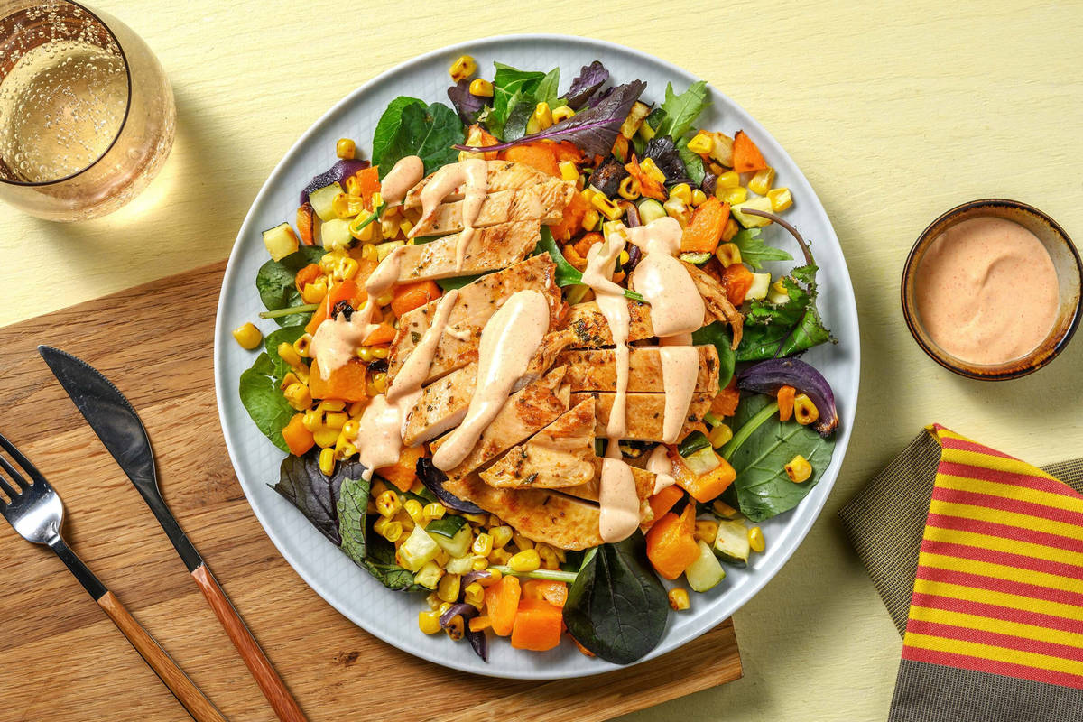 Insalata di pollo alla messicana