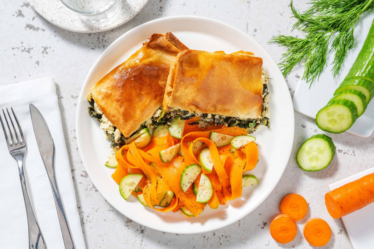 Spanakopita : friand grec aux épinards & fromage