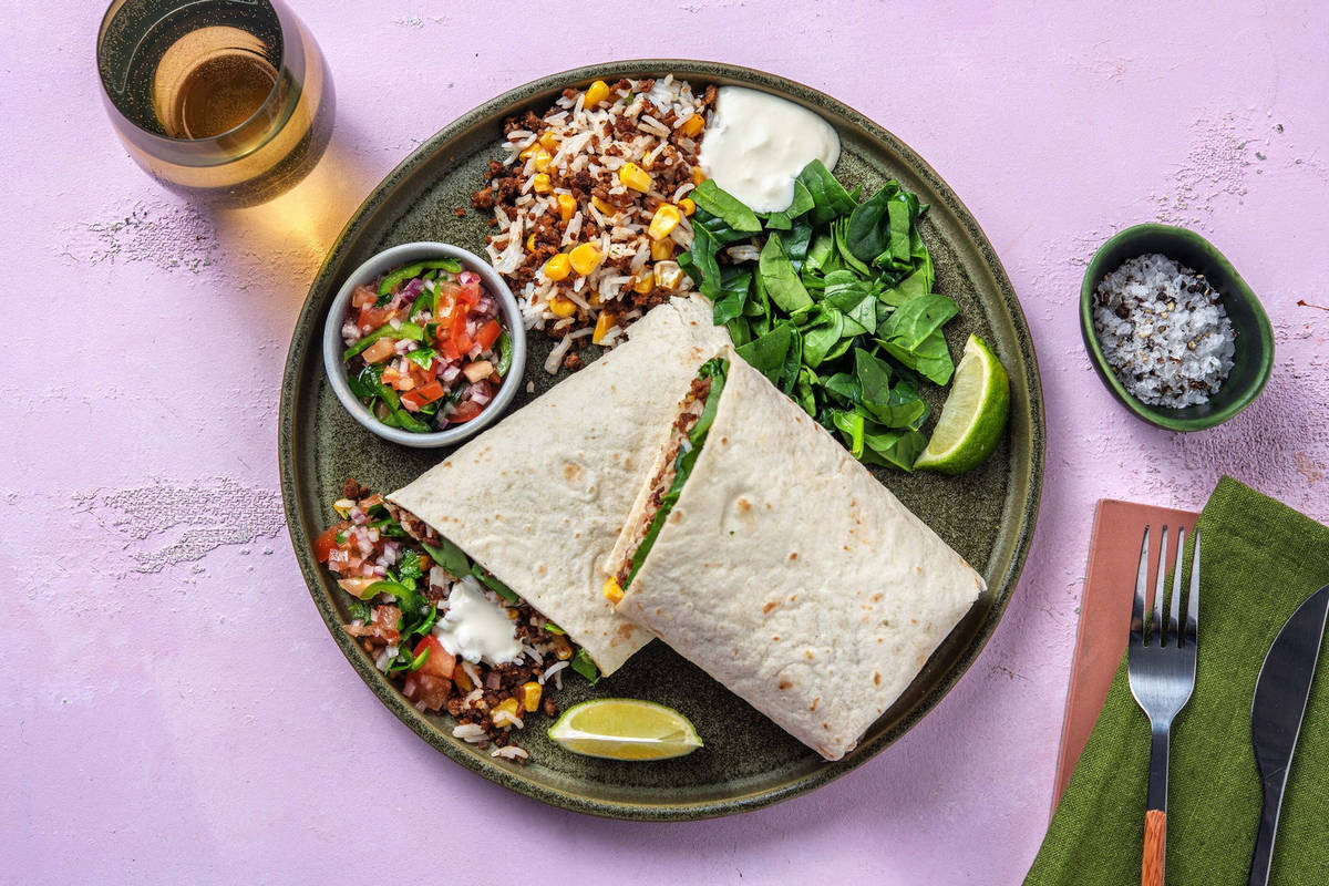 Vegetarisk burrito