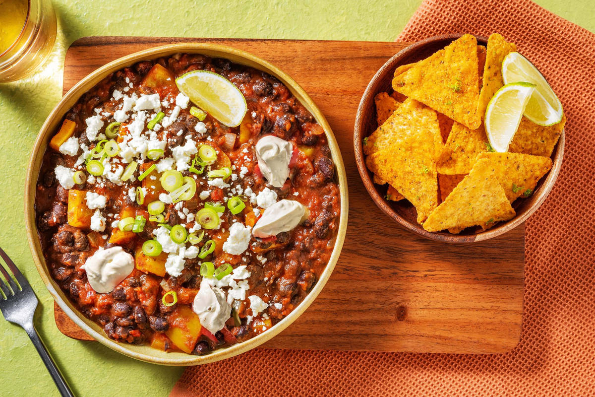 Mexican-Style Chorizo and Black Bean Stew