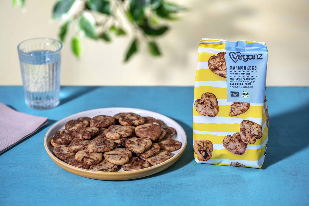 Vegane Marmorkekse