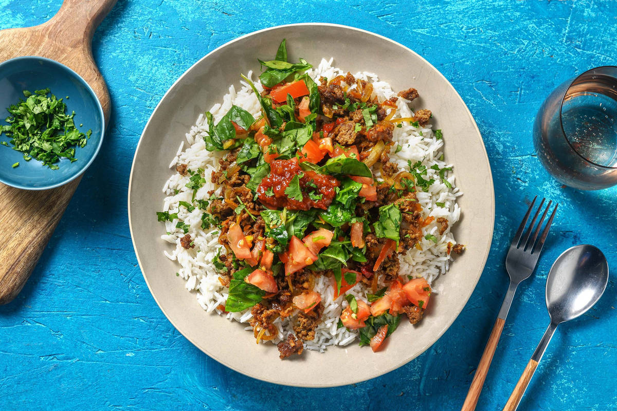 Currystekt köttfärs