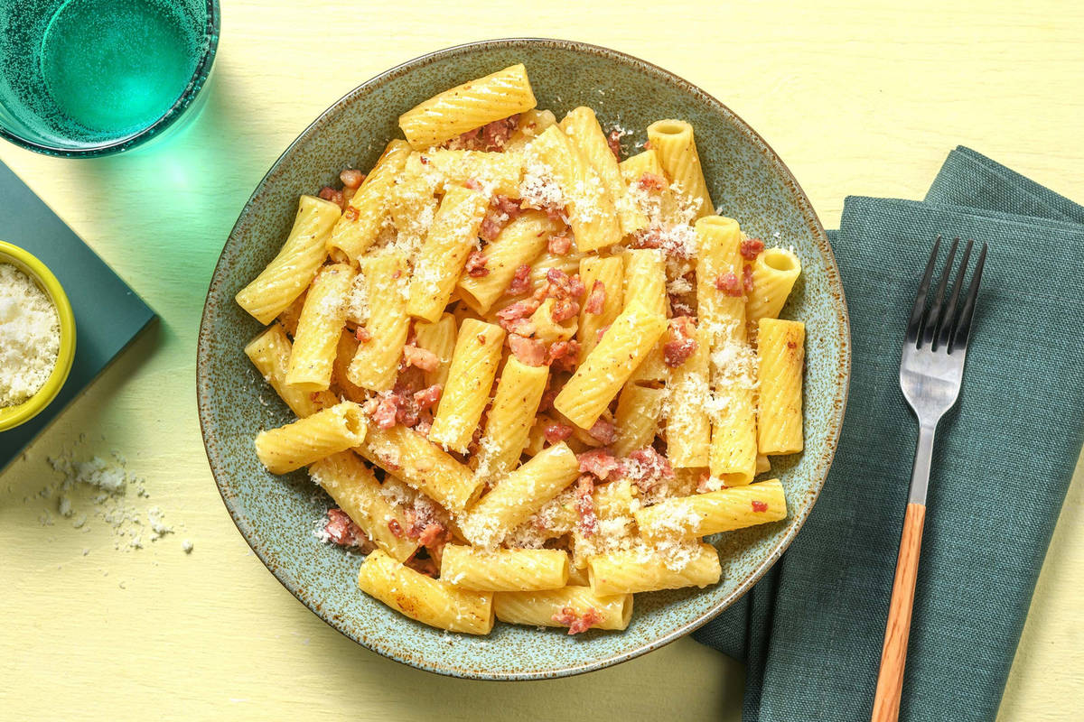 Tortiglioni alla gricia